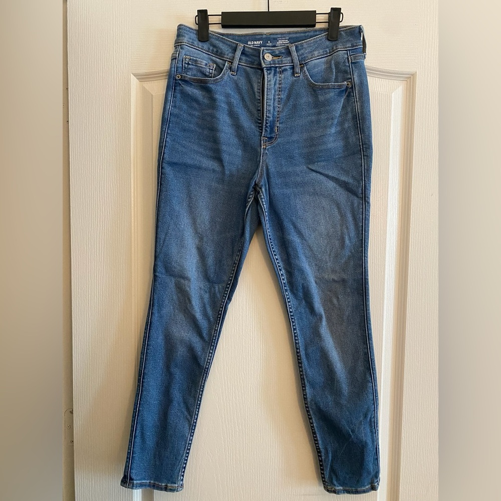 Old Navy Rockstar Blue Skinny Jeans